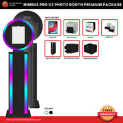 Nimbus Pro V2 iPad Booth Business Premium Package (DNP RX1HS Printer)