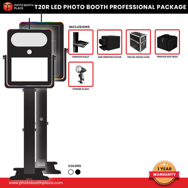 T20R (Razor) LED Photo Booth Business Professional Package