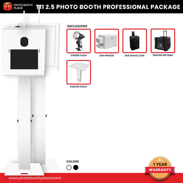 Free Shipping - T11 2.5 Photo Booth Professional Package (Fits 13