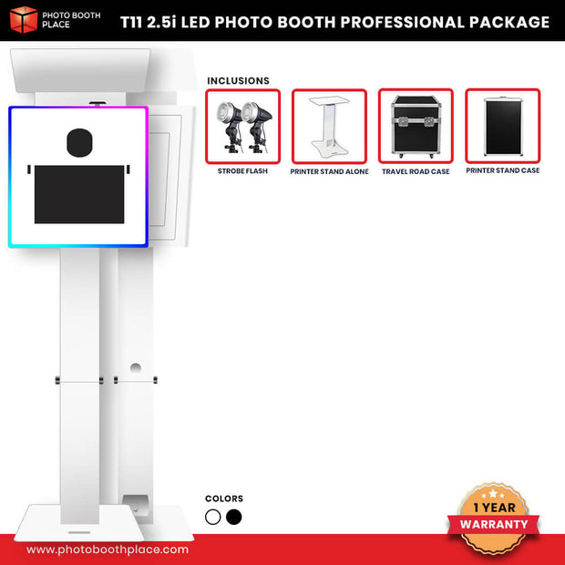T11 2.5i LED Photo Booth Professional Package
