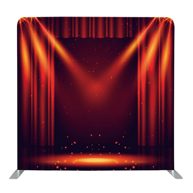 Red Curtain Spotlight Backdrop - wedding party backdrop affordable buy a photo booth for sale photo booths for sale machine